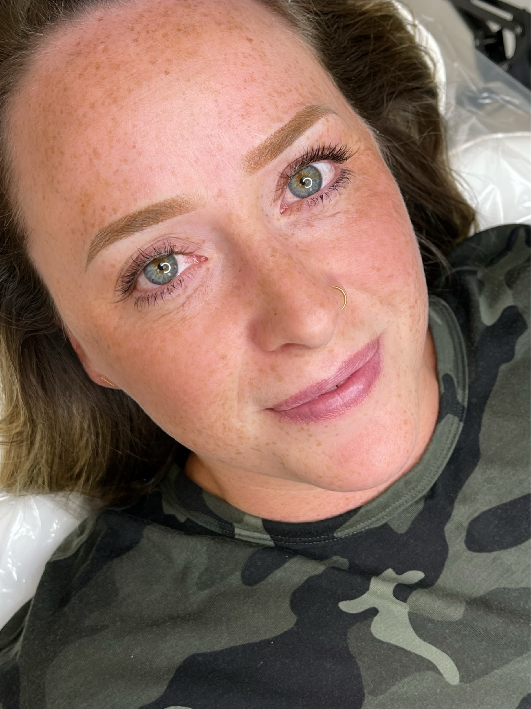 Natural lasting permanent makeup results